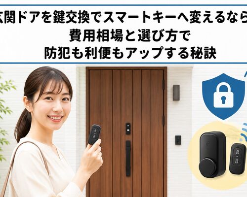 玄関ドア 鍵交換 スマートキー