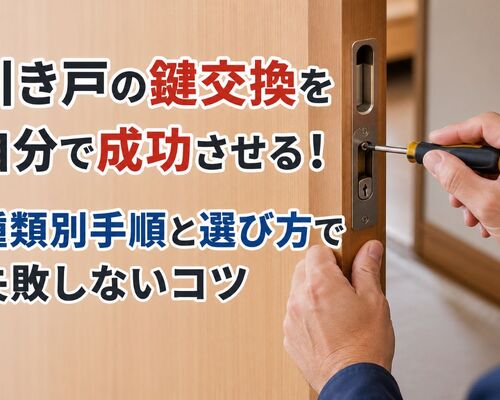 引き戸 鍵交換 自分で