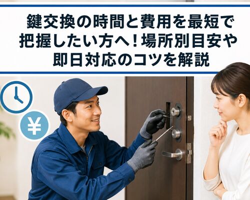 鍵交換 時間