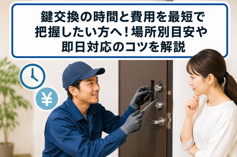 鍵交換 時間