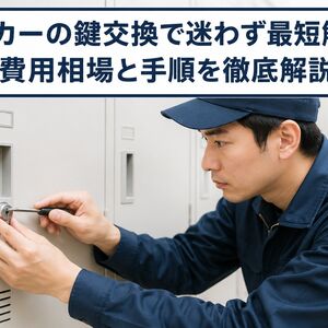 鍵交換 ロッカー