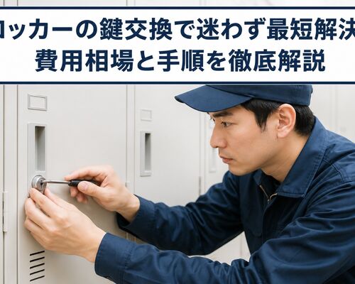 鍵交換 ロッカー
