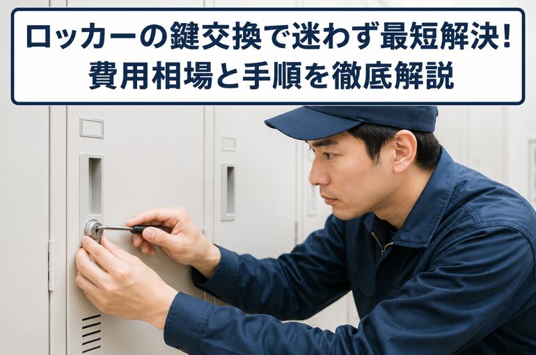 鍵交換 ロッカー